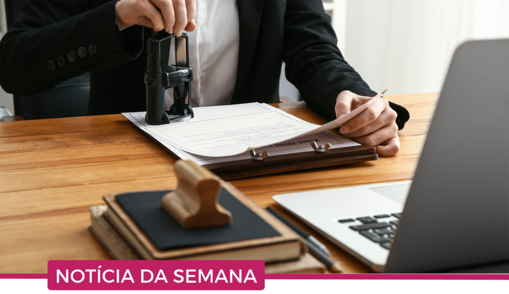 Post Instagram Corporativo empresarial notícia azul