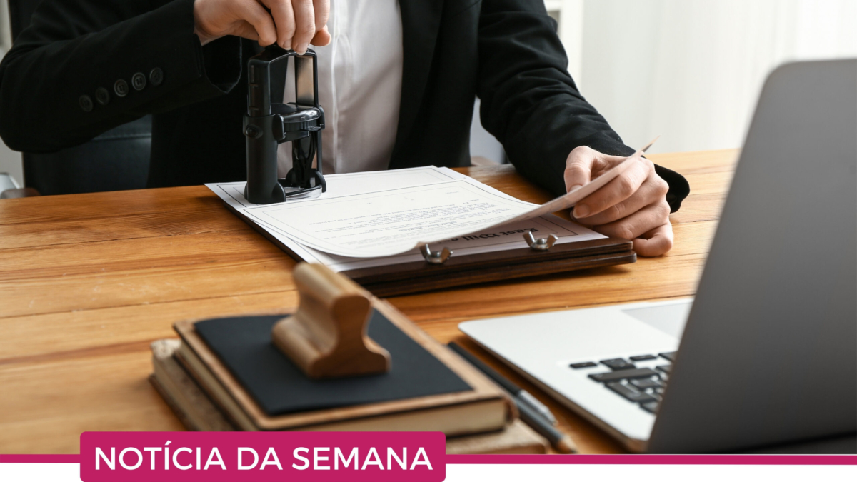 Post Instagram Corporativo empresarial notícia azul