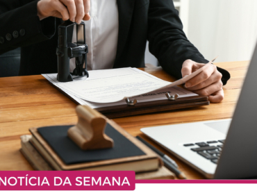 Post Instagram Corporativo empresarial notícia azul